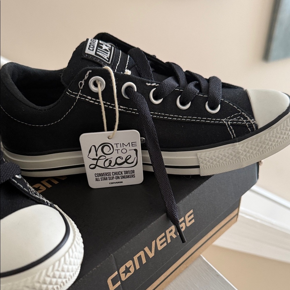 Converse Classic Black and White Sneakers - Picture 4 of 4